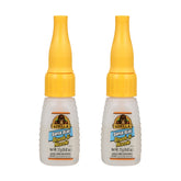 Gorilla Super Glue with Brush & Nozzle Applicator, 12 Gram, Clear, (Pack of 2)